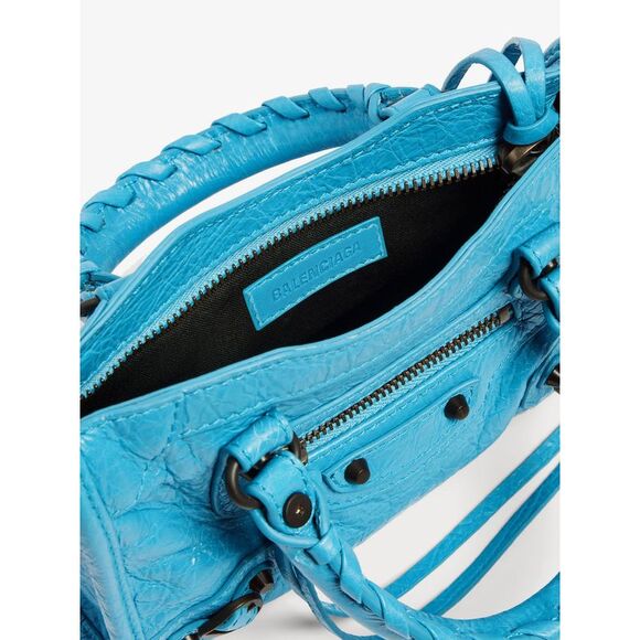 Balenciaga Women Le City Nano Leather Crossbody Bag - Picture 4 of 5